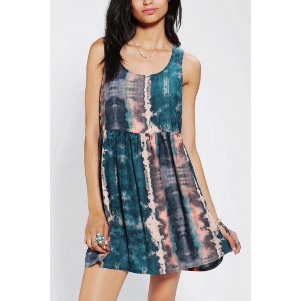 Ecote Tie Dye Babydoll Dress